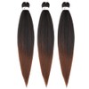 BALINGHAIR Braiding Hair Pre Stretched Kanekalon Braiding Hair Extensions Ombre