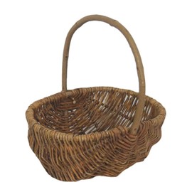 Red Hamper C071 Wicker Small Rustic Shopping Basket
