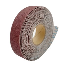 60 Grit Continuous Sandpaper Roll 2.54cm x 8m Emery Cloth Aluminium Oxide Abrasive Sandpaper Roll Drum Sander Sandpaper Rolls for Wood Furniture Finishing Metal Sanding Automotive Polishing