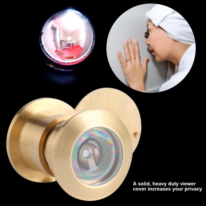 28mm Wide Viewing Angle Door Viewer with Heavy Duty Privacy