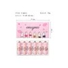 Set De 6 Lápices Labiales Transparentes Zlu Dry Flower Er