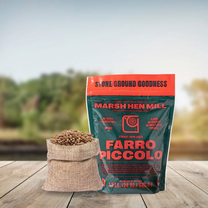 MARSH HEN MILL Farro Piccolo Semi Pearled Ancient Grains |