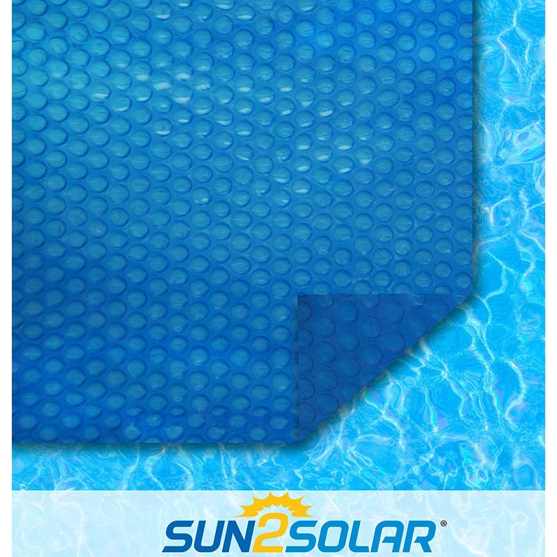 Sun2Solar Blue 10-Foot-by-10-Foot Square Solar Cover | 1600 Series |
