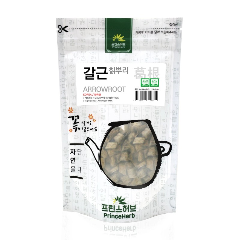 PrinceHerb Medicinal Korean Herb, Arrowroot 칡뿌리 / 갈근 Dried Bulk