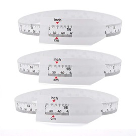 QIXIAMO 3PCS -Stretchable 60cm/24Inch Head Measuring Tape Baby Head Circumference Measure uler for Child Infants Accessories