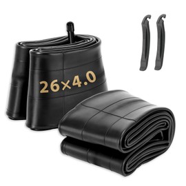 2-Pack 26×4.0 Fat Tire Bike Tubes - Heavy Duty Bike Tube with Schrader Valve 32mm Compatible with 26×4.0-5.0 E-Bike and Mountain Bicycle