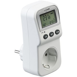 revolt Electricity Meter: Digital Energy Cost Meter & Power Consumption Meter, 2 Tariffs (Current Meter, Digital Energy Cost Meter, Current Measurement)