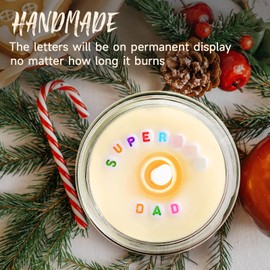 Scented Candle Gifts for Dad, Dad Birthday Gift, Father's Day Gift, Vanilla, Sugar, and Buttercream Scented Soy Wax Candle for Home- 40 Hour Burn Time 9oz