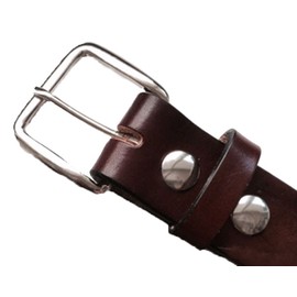 High Springs Leather Deer Leather Name Belt (40)