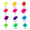 Mont Marte Fluoro Oil Pastels Signature 12pc, 12 Assorted Colours,