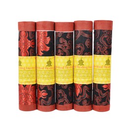 Bermoni Bhutanese Aromatic Incense Tibetan Meditation Joss Incense Sticks- Pack of 5 Spiritual Healing Incense (FH-INS-1032SPIR)