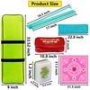 YINIUREN Mahjong Tile Set Green American Mahjong Tile Set