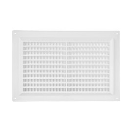 Steinberg14 White Ventilation Grille 250 x 170 mm - Plastic Exhaust Grille - Rectangular Grille for Indoor Mounting - Ventilation Grille for Wall and Ceiling