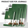 Wiisdatek A5 Lined Journal Notebook - 312 Numbered Pages Leather