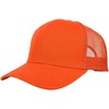 Hunter Orange Trucker Hat – Safety Mesh Back Cap with
