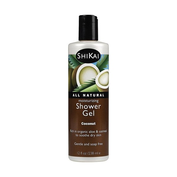 Shikai Products Shower Gel - Coconut - 12 oz Pack of 8