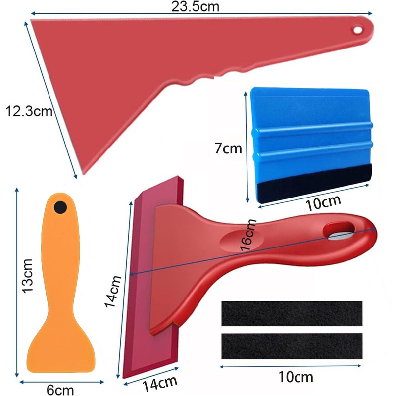 FUYUERO Car Film Scraper Car Wrapping Film Application Tool Kit