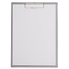 MAUL 2335295 A4 Portrait Clipboard with Foil Cover - Silver