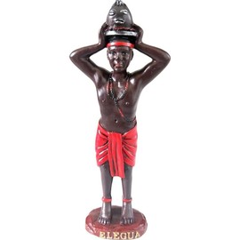 Potente estatua de Orisha Elegua Estatua de Orisha Estatua de Orisha Elegua Estatua Santeria (5 pulgadas) Religious Ornaments Decor