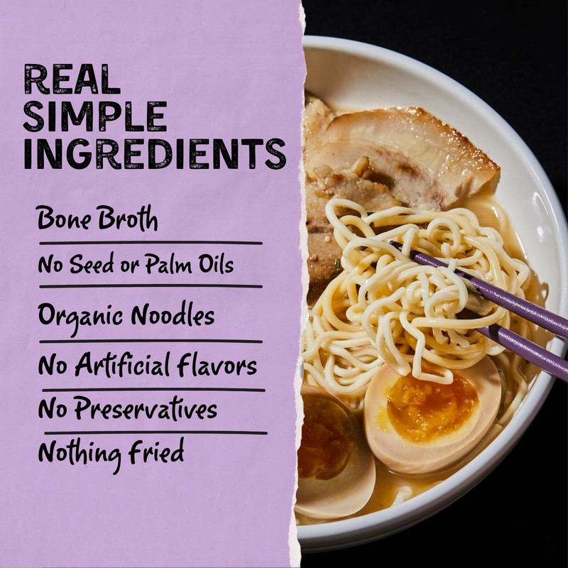 Mike’s Mighty Good Bone Broth Pork Ramen Cup (Pack of