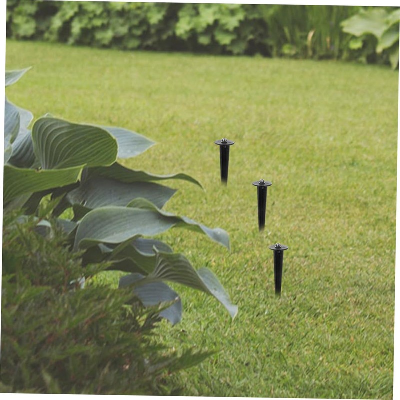 Totority 4Pcs Ground Stakes for Outdoor Lights Durable Replacement Stakes