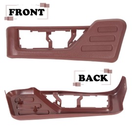 ECOTRIC Front Driver Seat Cushion Panel Trim Compatible with 2008-2010 Ford F250 F350 F450 F550 Super Duty Replacement for 8C3Z-2562187-DB