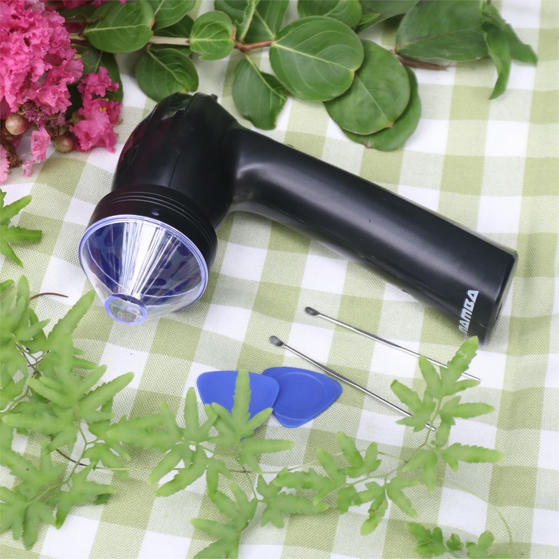 Mamba Lite 0.75g Black All-Plastic Head USB Electric Herb Grinder.