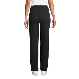 Lands' End Women s Sport Knit Pants Black Regular Medium