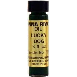 INDIO Anna Riva Oil-Lucky Dog 1/4oz~ for Anointing Candles, Charms & Altar Tools ~