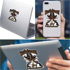 Erazor Bits 2nd Amendment Reflective Decals, (I Am Your Huckleberry) Sticker for Cars, Trucks, Laptops, and Water Bottles, (RN2456D), (4IN)