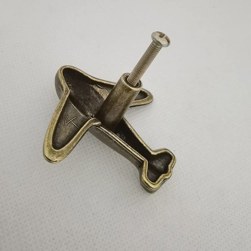 LLHDKF 6 Pack Airplanes Knobs Door Handle Cabinet Pull Dresser