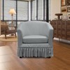FUANGUI 2 Piece Club Chair Slipcover Stretch Barrel Chair Covers