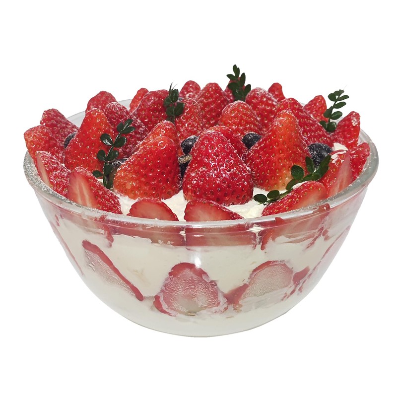 ECWAY Glass Salad Bowls with Bamboo Lids & Utensils Set