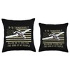 Funny A10 Thunderbolt Warthog BRRRRRT Throw Pillow