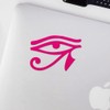 Transparent Decal Stickers of Egyptian Hieroglyphic Eye (Pink) Premium Waterproof