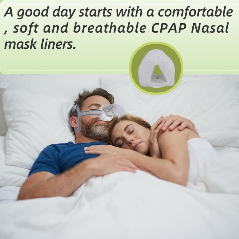 4 Pack Nasal CPAP Mask Liners Compatible with Medium Size