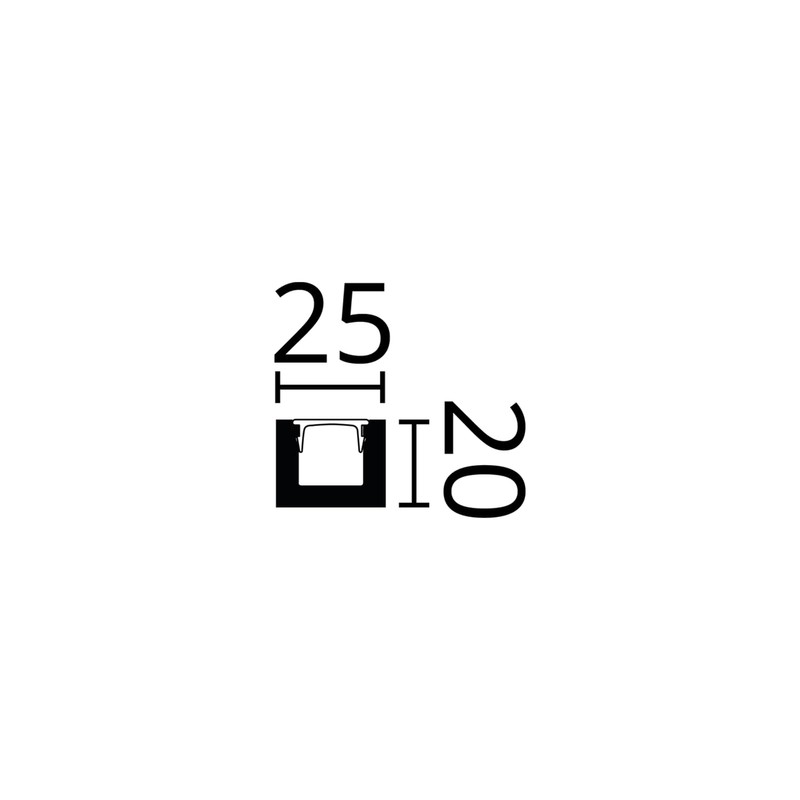 IL12 BLACK WALLSTYL Light Strips - 20 x 25 x