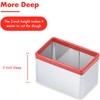 3 Pcs Rectangle Cookie Cutter Set, Food-Grade Stainless Steel, Large
