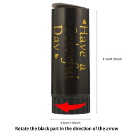 5pcs Confetti Cannons,Party Popper Confetti Shooters Biodegradable Confetti Birthday Confetti 4 Inches-Wedding, Christmas Baby Shower Birthday Party Supplies(Black)