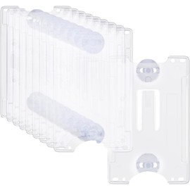 10 Pcs Portatarjeta Carro, SHANDABULIU Tarjetero para Coche con Ventosa, Adecuado para Tarjetas de Acceso