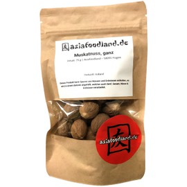 Asiafoodland Nutmeg Whole 75 g