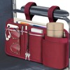 FINPAC Wheelchair Side Storage Bag w/Cup Holder, Wheelchair Armrest Accessories