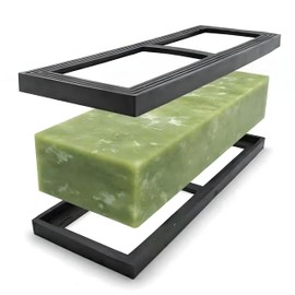 Large Size Polishing Sharpening Stone,Grit 10000# Knife Sharpener Whetstone Final Fine Polishing Natural Green Honing Oilstone for Knives Tools (SET-A)