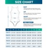 Ewedoos Athletic Swimsuit for Women Adjustable Strap One Piece Swimsuit