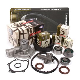 Domestic Gaskets DG-0664435021 Timing Belt Kit Water Pump Compatible With/Replacement For 96-99 Mitsubishi Spyder Galant Eclipse 4G64