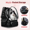 pawstrip Cat Backpack Carrier Transparent Pet Travel Carrier Airline Approved