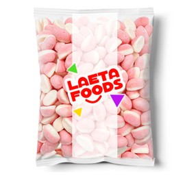 Strawberry Drops Puffy Gummies | 1 Pound Bag | Soft Candy