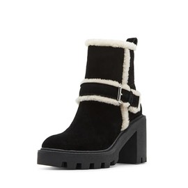 Blondo Women's Teryn Ankle Boot, Black Suede, 7