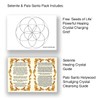 Selenite Crystal Wands & Palo Santo Incense Wood Beginners Cleansing