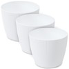 TULMERO Matte Flower Pot, Plastic Planter, Decorative Pot for Large